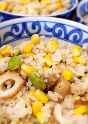 炊飯器で楽々コーンピラフ-レシピのメイン写真
