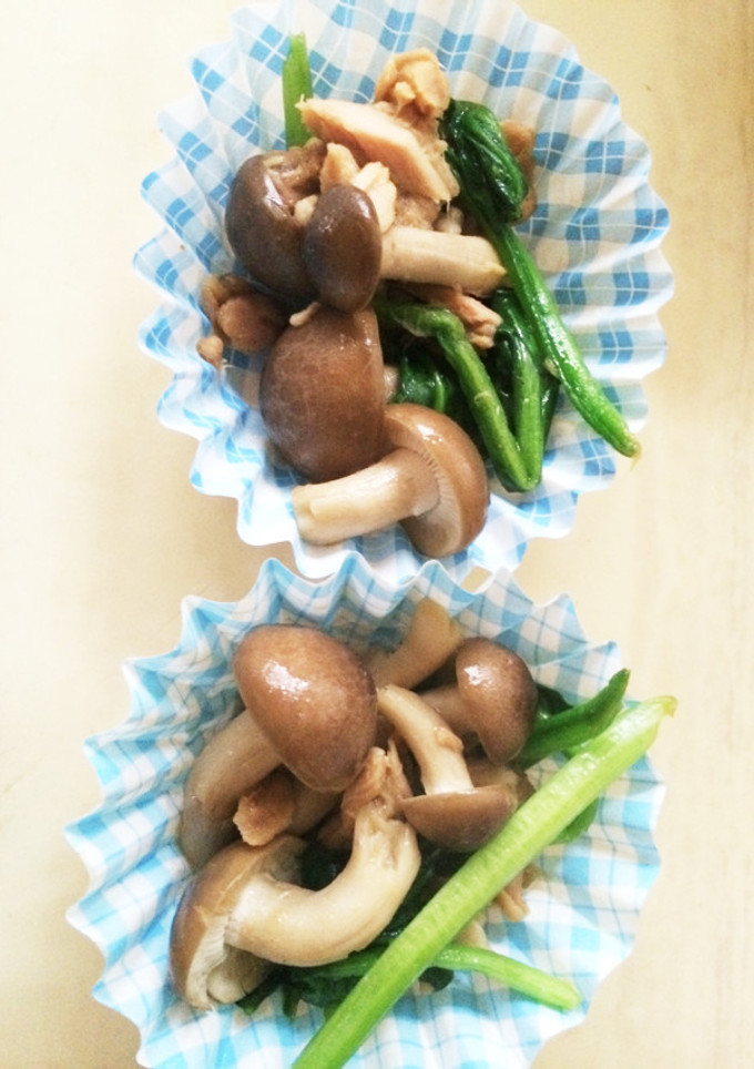 簡単！しめじとほうれん草の炒めもの◎-レシピのメイン写真