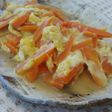 10分レシピ☆にんじんの卵とじ