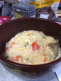 コンソメ卵粥-レシピのメイン写真