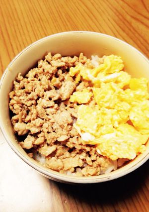 簡単すぎる☆そぼろご飯~!-レシピのメイン写真