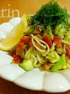 和えるだけ♪トマトとアボカドの冷製パスタ-レシピのメイン写真