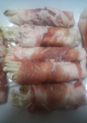 ☆豚肉とキノコの肉まきまき☆-レシピのメイン写真