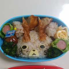 妖怪ウォッチ コマジロウキャラ弁-レシピのメイン写真