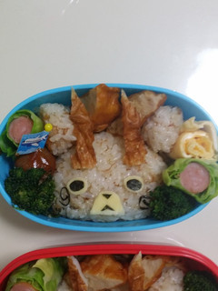 妖怪ウォッチ コマジロウキャラ弁-レシピのメイン写真