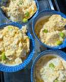 簡単★晩御飯「枝豆入りたまごどうふ」