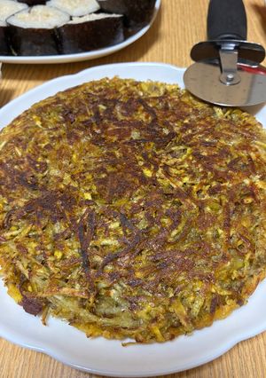 チーズ入り!バター香るおさつガレット-レシピのメイン写真