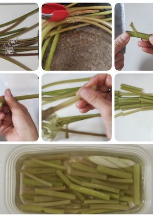 ふきの下茹で〜保存方法-レシピのメイン写真