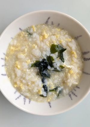 卵とわかめのおじや-レシピのメイン写真