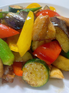 鶏肉と彩り野菜のだし醤油炒め-レシピのメイン写真