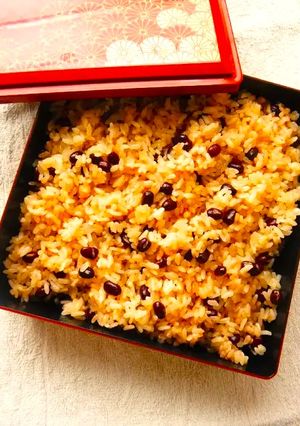 ☺️炊飯器で簡単手作り♪お赤飯の作り方☺-レシピのメイン写真