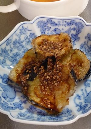 揚げナス胡麻醤油-レシピのメイン写真