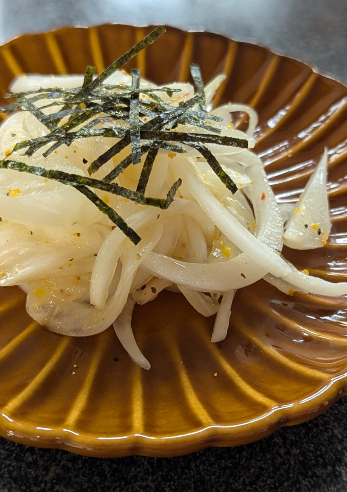 シャキシャキ新玉ねぎのみかんだし和え-レシピのメイン写真