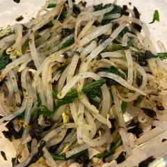 รูปของ ほうれん草ともやしの磯和え