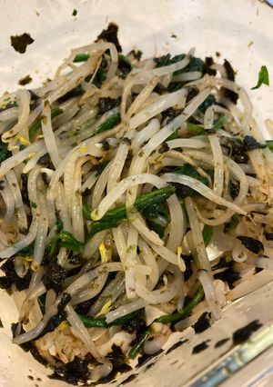 ほうれん草ともやしの磯和え-レシピのメイン写真