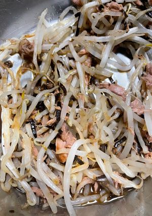 もやしのツナ塩昆布和え-レシピのメイン写真