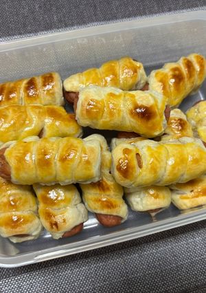 超簡単！　スタバ風ソーセージパイ-レシピのメイン写真