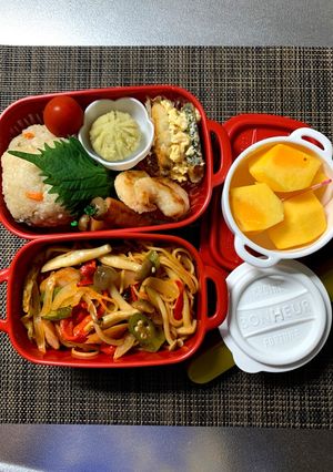 10/10ﾖｯﾁｬﾝ☆秋の色々お弁当-レシピのメイン写真