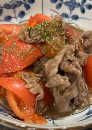 牛肉トマトのうま煮込-レシピのメイン写真