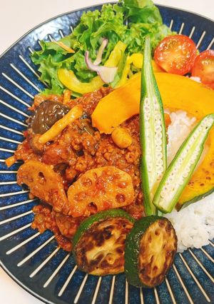 具沢山ナスミートトマトカレー-レシピのメイン写真
