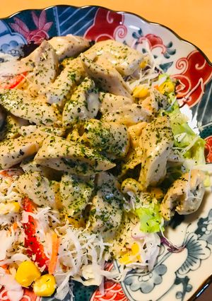 サラダ盛●鶏肉のチーズ＆マヨネーズソテー-レシピのメイン写真