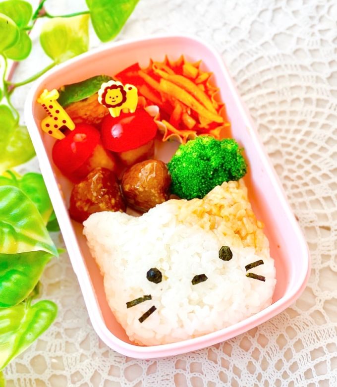 お弁当おにぎり☆猫ちゃん弁当 by アキッチン(Akitchen☆)渡部アキ