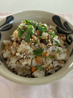 もずくと野菜の混ぜごはん-レシピのメイン写真