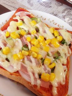 ピザトースト-レシピのメイン写真