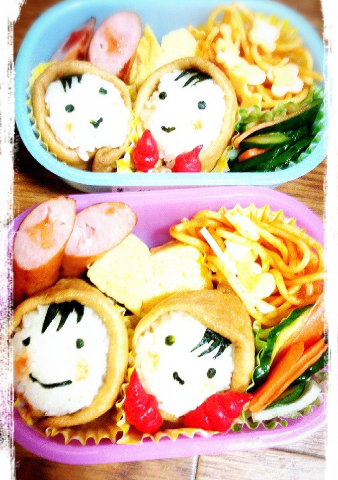 幼稚園お弁当おいなりさんで簡単-レシピのメイン写真