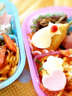 幼稚園お弁当 焼きそば使ってナポリタン-レシピのメイン写真