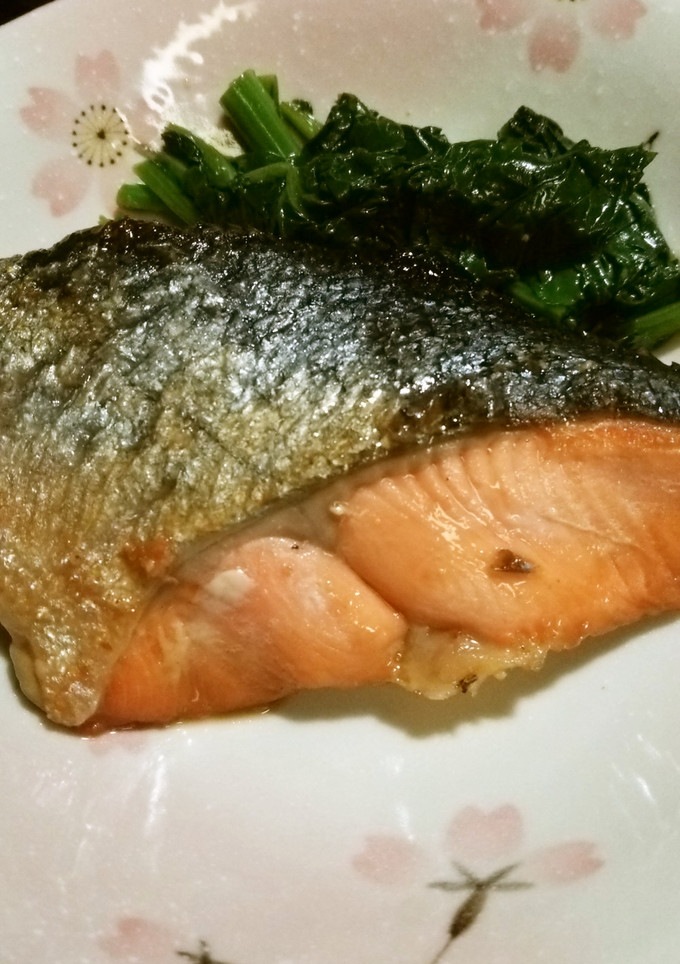 簡単：鰻のタレで鮭の照り焼き-レシピのメイン写真