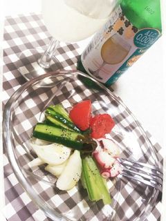 新玉で!野菜とタコのマリネサラダ-レシピのメイン写真