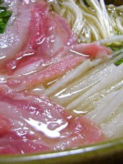千切り大根と豚バラ肉のお鍋-レシピのメイン写真