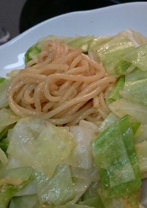 焼きそばで簡単！春キャベツのたらこスパ☆-レシピのメイン写真