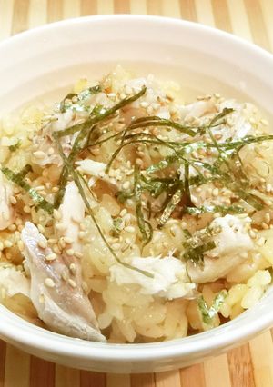 鯛のアラの豆板醤炊き込みご飯-レシピのメイン写真