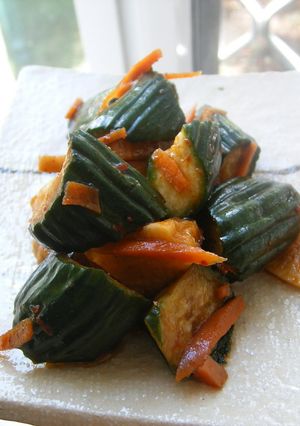 餃子のたれで即席漬け-レシピのメイン写真