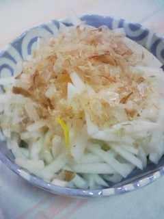 大根の酢の物おかかのせ-レシピのメイン写真