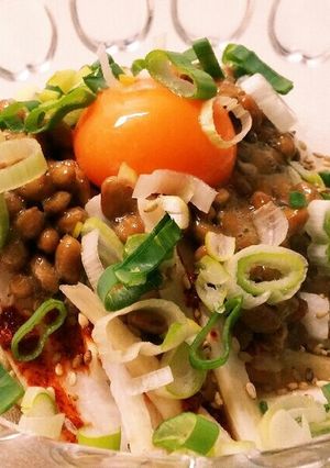 簡単☆長芋と納豆のおつまみ-レシピのメイン写真
