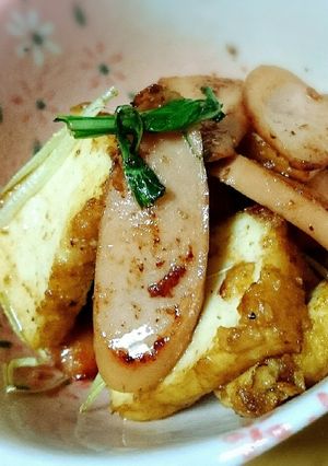 厚揚げのマヨケチャップ炒め(ありもの)-レシピのメイン写真