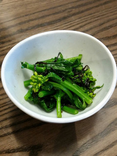 菜の花の塩昆布和え-レシピのメイン写真