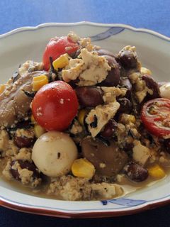 具沢山の炒り豆腐【天狗缶詰】-レシピのメイン写真