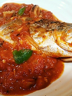 いしもちの簡単トマト煮?アクアパッツア-レシピのメイン写真