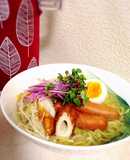 BRITAの水でえび風味白たまりラーメン