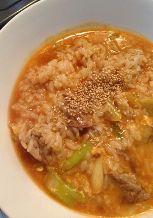 プチッと鍋キムチでクイック雑炊☆-レシピのメイン写真