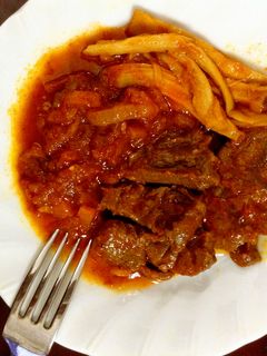 牛すね肉のトマトソース煮込み-レシピのメイン写真