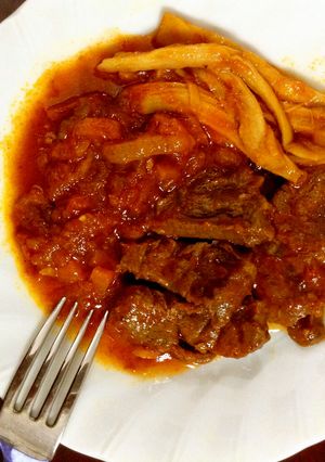 牛すね肉のトマトソース煮込み-レシピのメイン写真