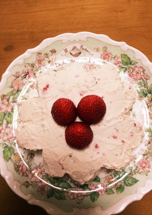 桜ケーキ-レシピのメイン写真