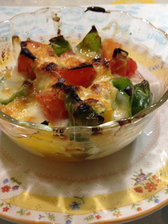 ハンパ野菜でチーズマヨネーズ焼き-レシピのメイン写真
