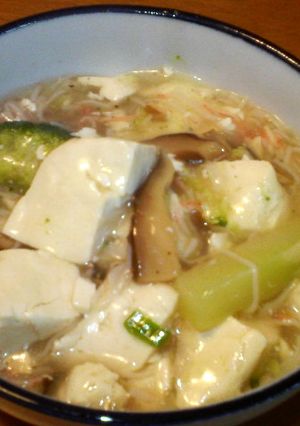 豆腐とカニ？の中華風煮♬-レシピのメイン写真