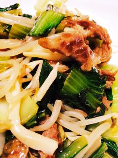 牛肉と青梗菜のさっぱり中華炒め-レシピのメイン写真